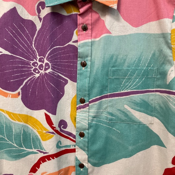 Jams World Dwarfana, Slim Fit Cotton Shirt w/ Coconut Buttons - Picture 3 of 7